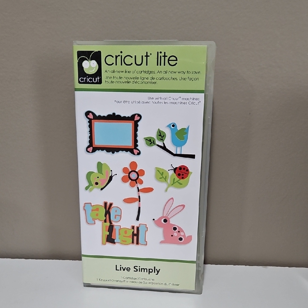 LIVE SIMPLY Cricut Cartridge Factory sealed UNLINKED